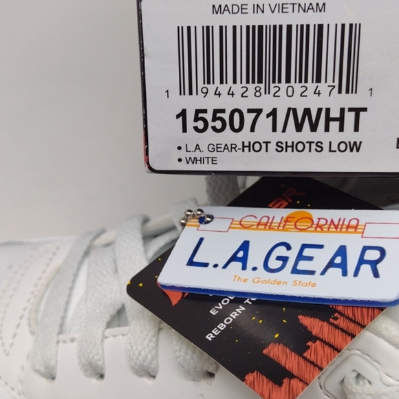 Skechers L.A. Gear Women's Hot Shots Low Sneakers - Picture 16 of 16